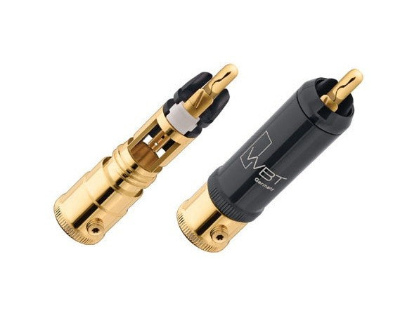 WBT-0152 Cu RCA Maschi plug 10.8 - 4 PEZZI confezione