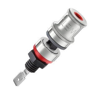WBT-0710 Ag Terminali a boccola NextGen - 4 pezzi confezione - Argento