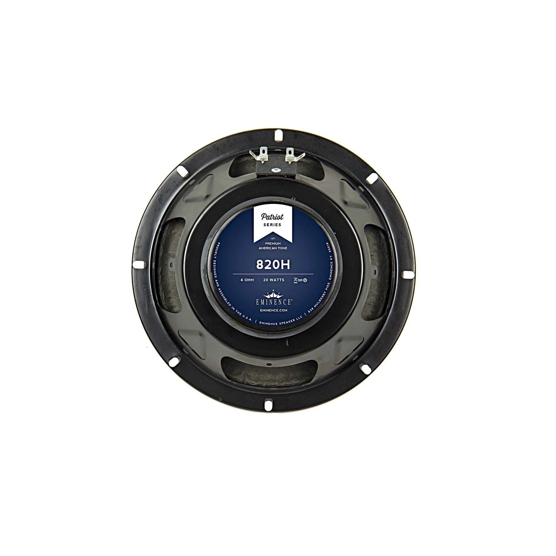 820H - 8" Lead / Rythm Guitar speaker - 4 ohm