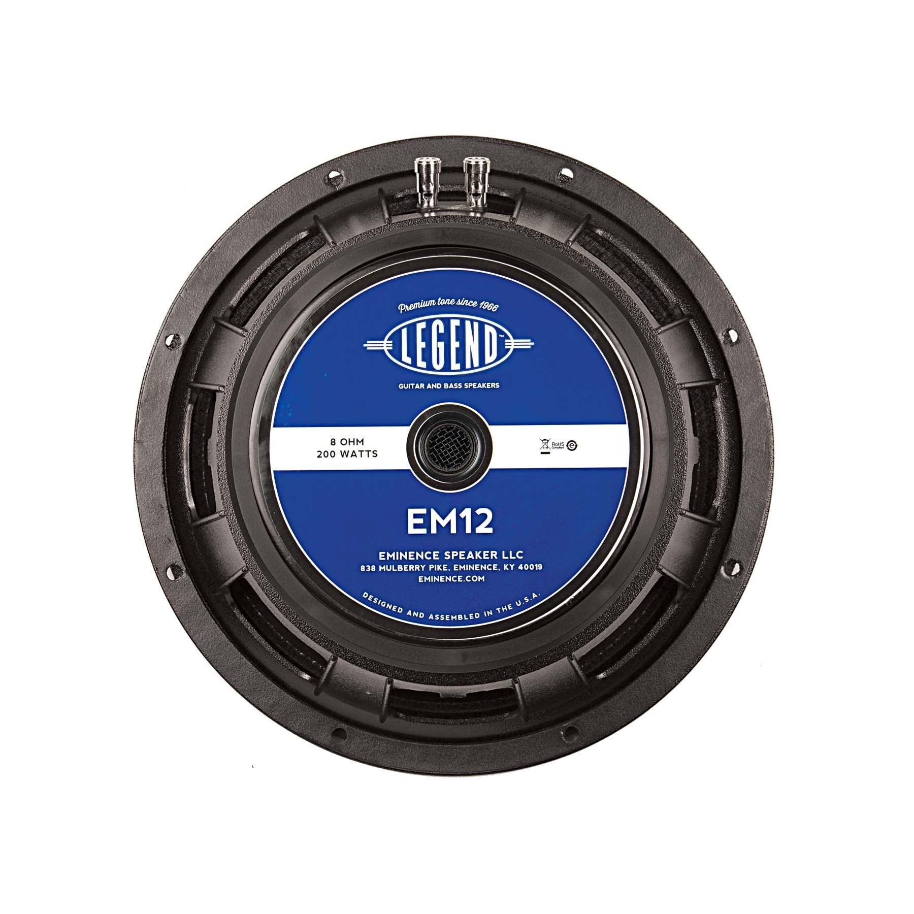 LEGEND EM12 - 12" Lead / Rythm Guitar speaker - 8 ohm