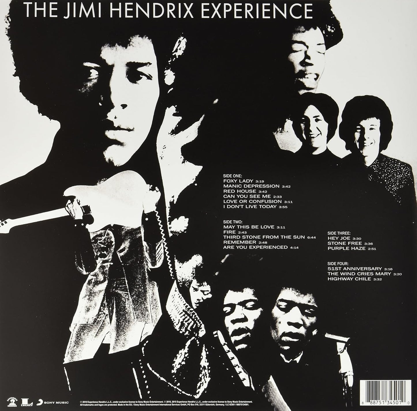 The Jimi HENDRIX EXPERIENCE - ARE YOU EXPERIENCE (2 LP)