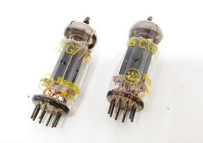 6CG7 - 6FQ7 Westinghouse USA NOS-NIB selezione Digitex+Audiokit Coppia (v79 - v80)