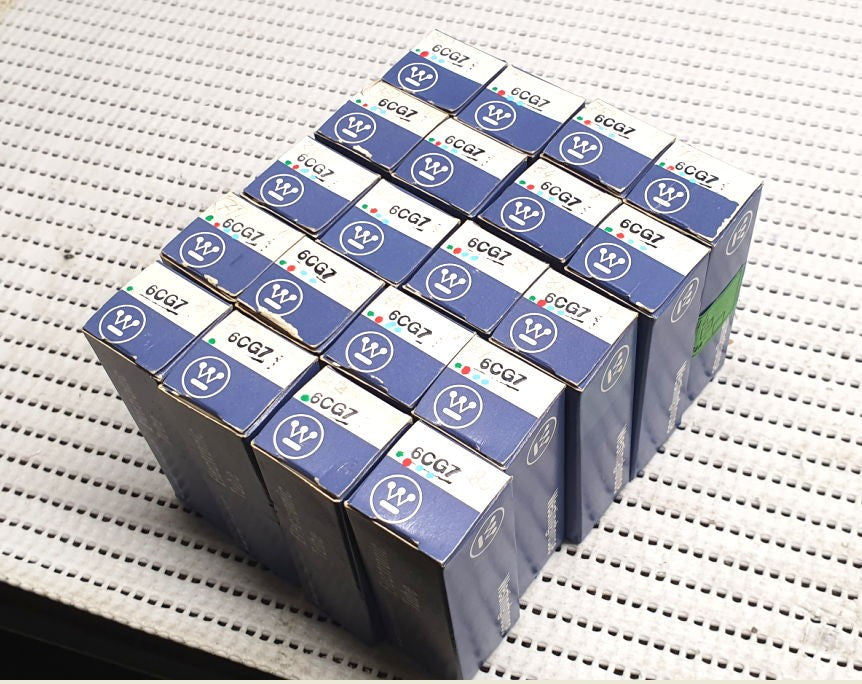 6CG7 - 6FQ7 Westinghouse USA NOS-NIB Coppia (v82 - v89)