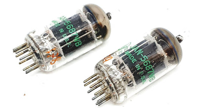 5687WB JAN General Electric USA 1977 NOS-NIB Selezione Digitex + Audiokit Coppia / Pair (v182 - v183)