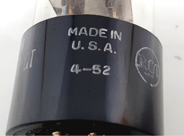 12SX7GT-12SN7GT RCA JAN CRC USA 1952 Eagle 3 star logo, coppia con curve SOFIA (v2 - v3)
