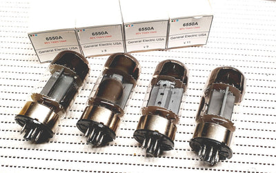 6550A GE USA NOS 1992 Quartetto Usato (V7-V8-V9-V11)