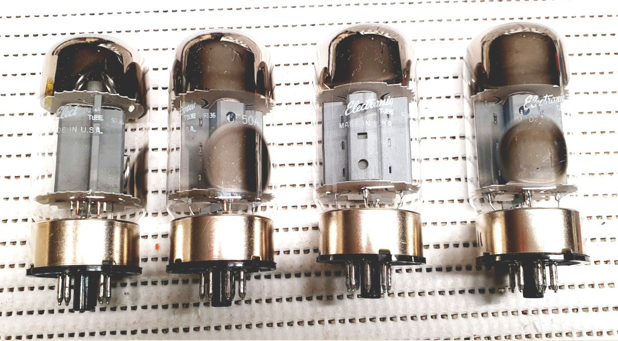 6550A GE USA NOS 1992 Quartetto Usato (V7-V8-V9-V11)