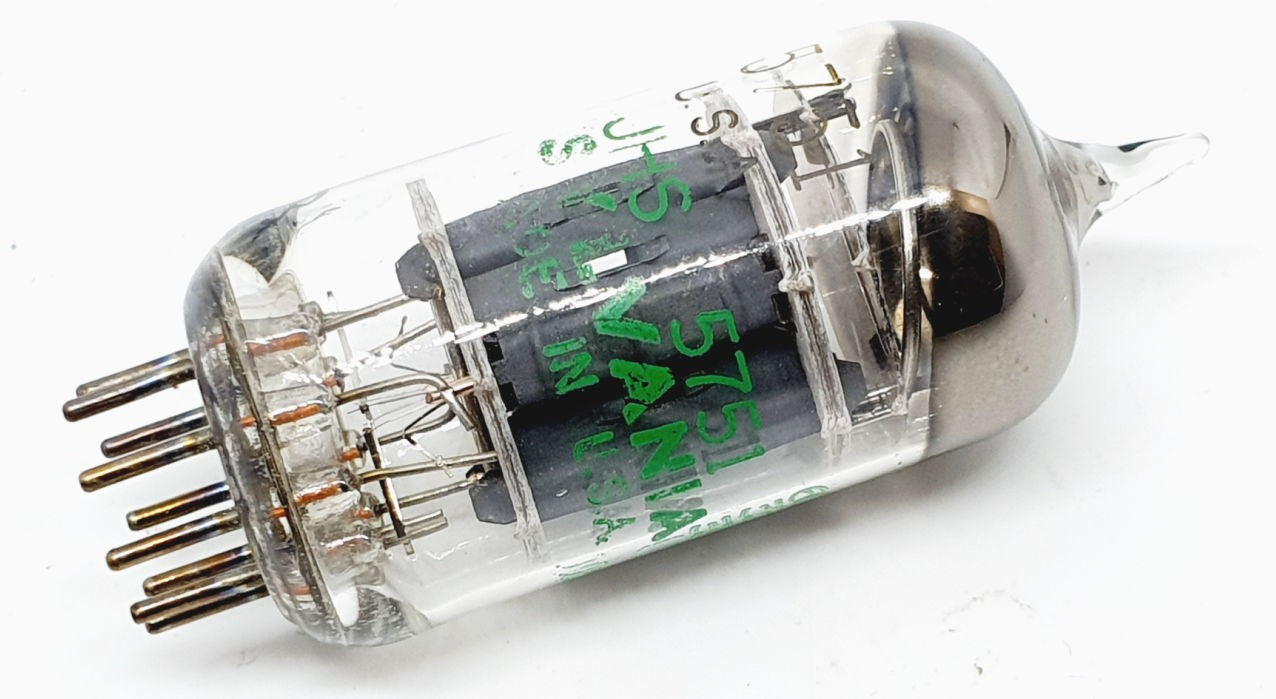 5751 Tripla Mica JHS Sylvania USA Coppia NOS -NIB (v12 - v13)