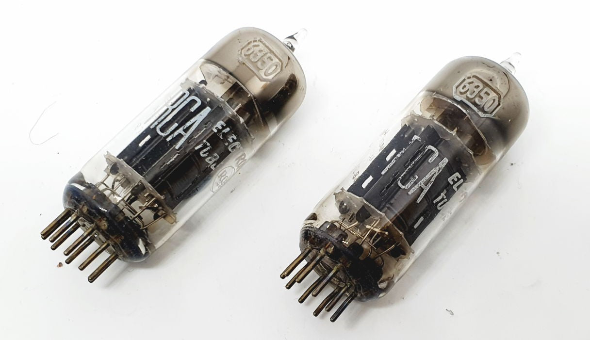 6350 RCA USA NOS 1958 Tripla Mica Coppia (V4 - V45)