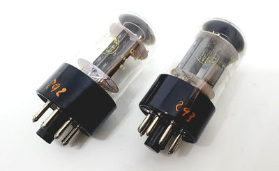 6SN7 GT Fivre NOS-NIB Black Base Coppia (v 292 - v 293)