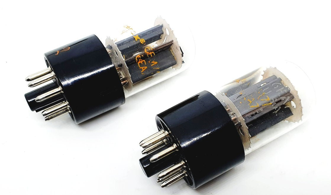 6EM7 - 6EA7 Amperex USA NOS-NIB SOFIA selected Coppia (v1 - v2)