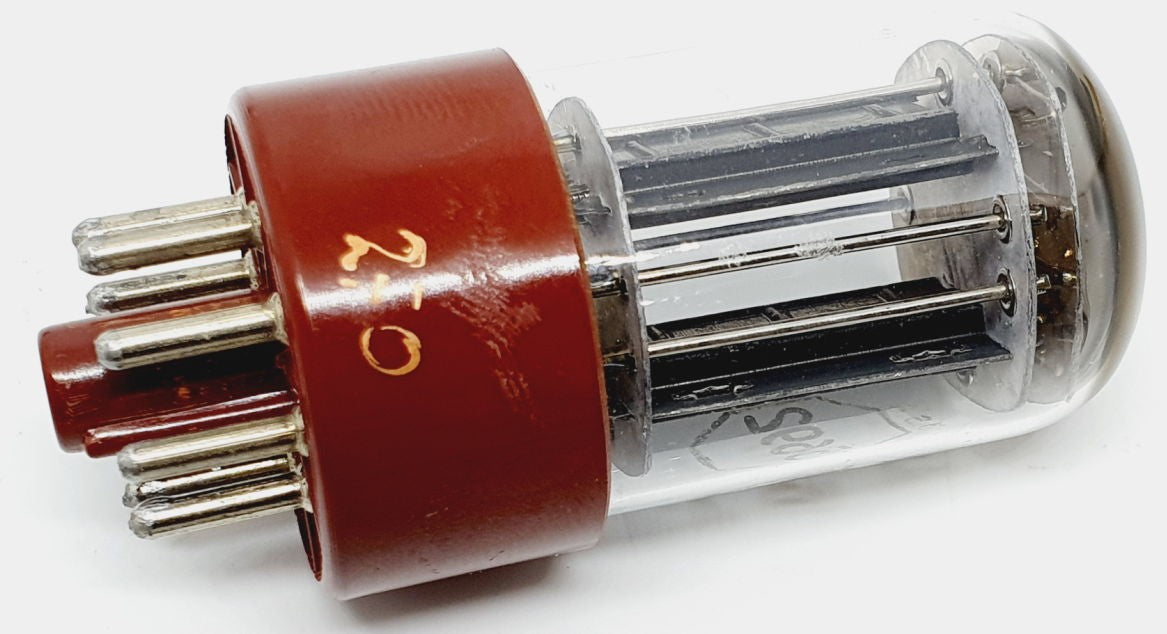 5692 - 6SN7 RCA RED BASE Long Life USA NOS - NIB  con curve Sofia Singola (v270)