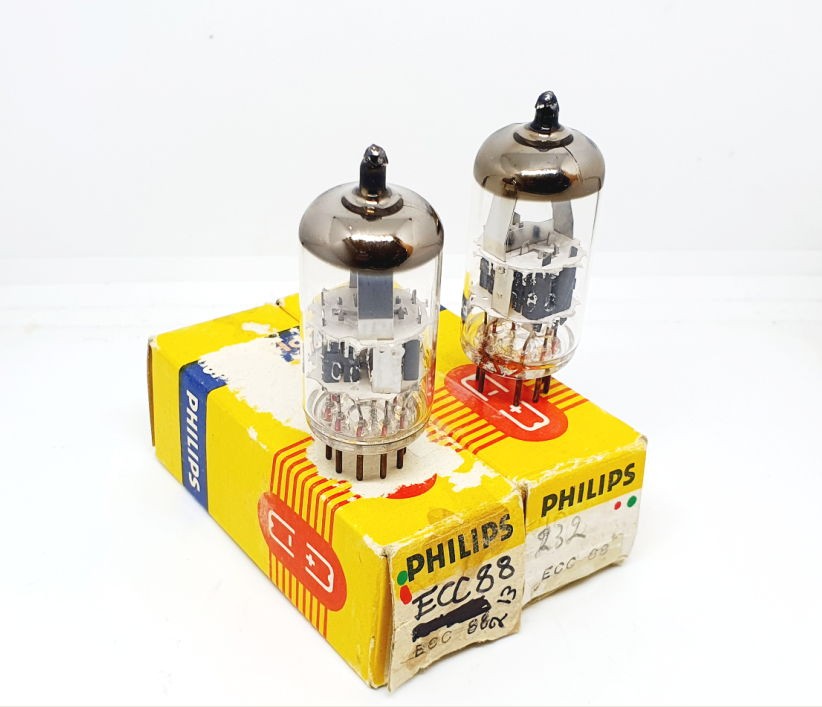 ECC88 - 6DJ8 PHILIPS NOS-NIB Coppia (v213 - v232)
