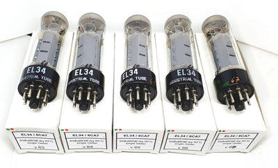 EL34 Industrial Tube by RFT Germany NOS Quintetto (v63-64-65-66-67)