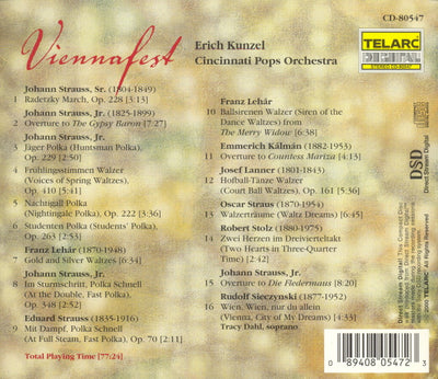 AA. VV. - Erich Kunzel, Cincinnati Pops Orchestra - Viennafest (CD)