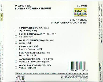 AA. VV. - Erich Kunzel, Cincinnati Pops Orchestra - William Tell & Other Favorite Overtures (CD)