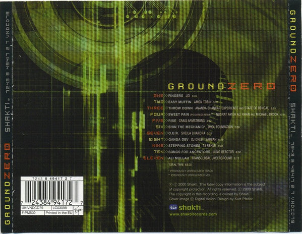 AA.VV. - GROUND ZERO (CD)