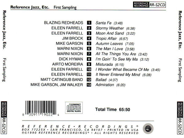 AA. VV. - Reference Jazz, Etc. (CD)