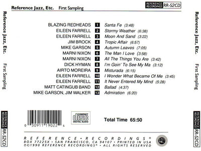 AA. VV. - Reference Jazz, Etc. (CD)