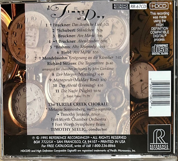 AA. VV. - Sonnenberg, ms - Jenkins, ten - Giordano, conductor - The Turtle Creek Chorale - The Times of Day (CD-HDCD)