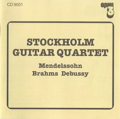 AA. VV. - Stockholm Guitar Quartet - Mendelssohn, Brahms, Debussy (CD)