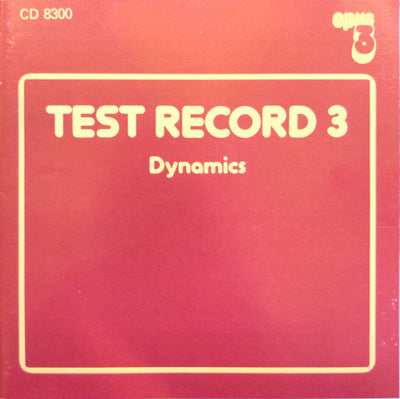 AA. VV. - Test Record 3 - Dynamics (CD)