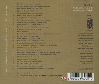 AA. VV. - The Complete Songs of Robert Burns, volume 2 (CD)