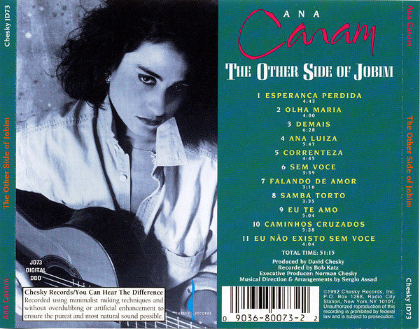 Ana CARAM - THE OTHER SIDE OF JOBIN (CD)