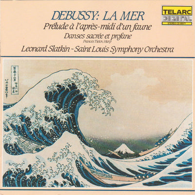 Debussy - Leonard Slatkin, Saint Louis Symphony Orchestra – La Mer • Prélude À L'Après-midi D'Un Faune • Danses Sacrée Et Profane (CD)