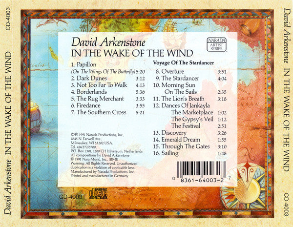 David Arkenstone	- In The Wake Of The Wind (CD)