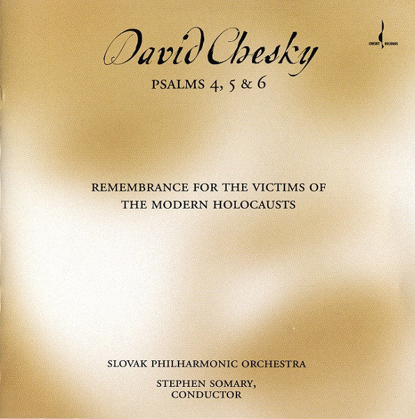 David Chesky - Psalms 4, 5 & 6 (CD)