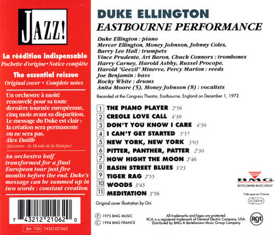 Duke Ellington and His Orchestra - EASTBOURNE PERFORMANCE (CD)