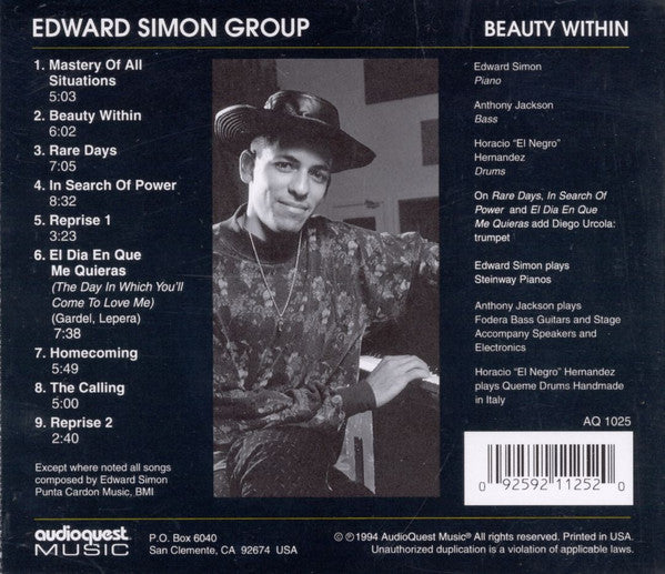 Edward Simon Group - BEAUTY WITHIN (CD)