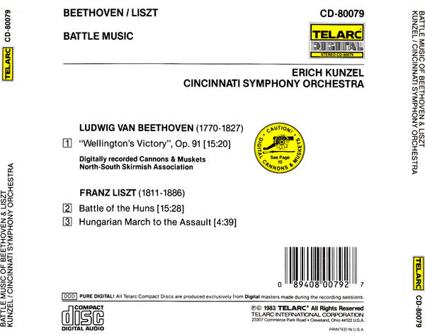 Erich Kunzel, Symphony Orchestra - Wellington's Victory Op. 91 (CD)