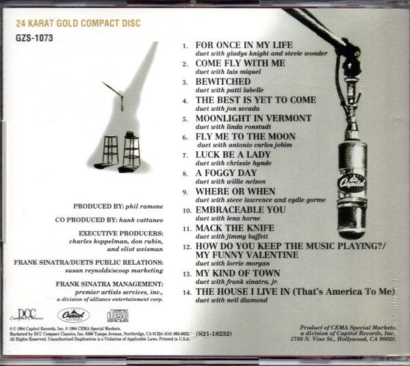 Frank Sinatra - Duets II (24 karat CD Gold)