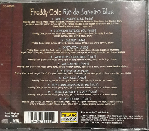 Freddy Cole - Rio de Janeiro Blue (CD)