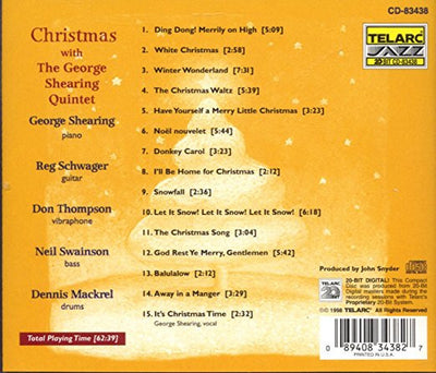 George SHEARING QUINTET - CHRISTMAS WITH THE GEORGE SHEARING QUINTET (CD)