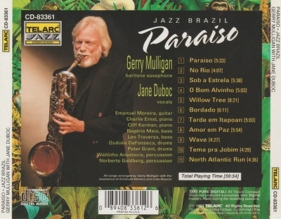 Gerry Mulligan with Jane Duboc - Paraiso (CD)