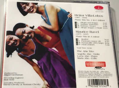 Heitor Villa-Lobos - Maurice Ravel -The Ahn Trio - Paris Rio (CD)