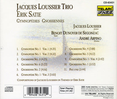 Jacques LOUSSIER TRIO - SATIE (CD)