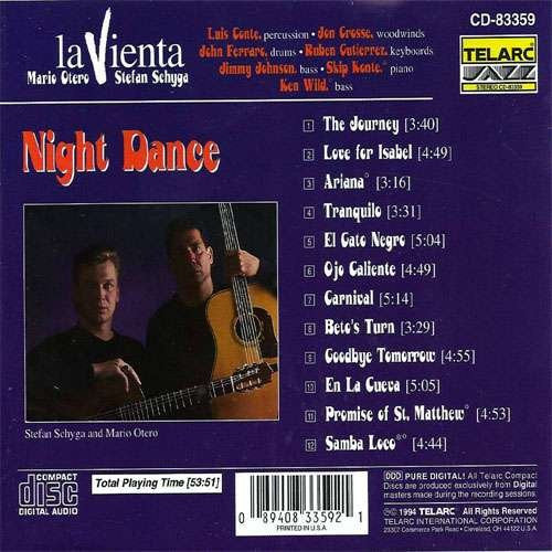 La Vienta: Mario Otero, Stefan Schyga - Night Dance (CD)