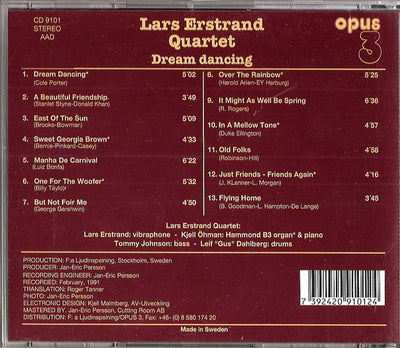 Lars Erstrand Quartet - Dream Dancing (CD)