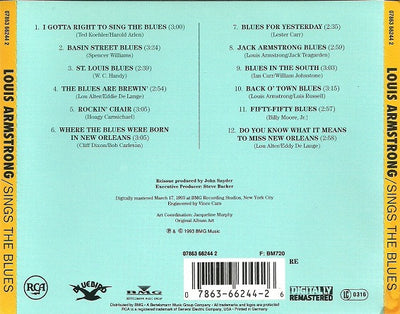Louis ARMSTRONG – Sings The Blues (CD)