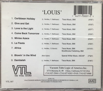 Louis VERDIEU - LOUIS (CD)