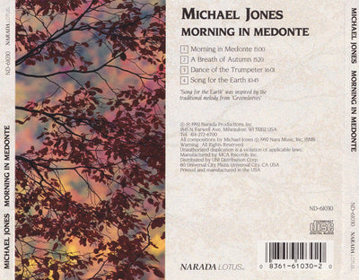 Michael Jones - Morning In Medonte (CD)