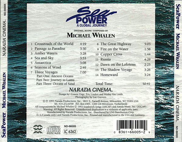 Michael Whalen - Sea Power: A Global Journey (Original Soundtrack) (CD)