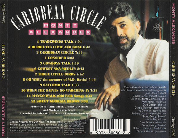 Monty Alexander - Caribbean Circle (CD)