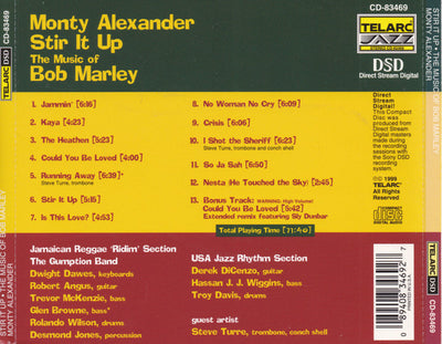 Monty Alexander - STIR IT UP - THE MUSIC OF BOB MARLEY (CD)