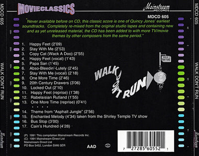 Music by Quincy Jones - Walk Don't Run (CD)