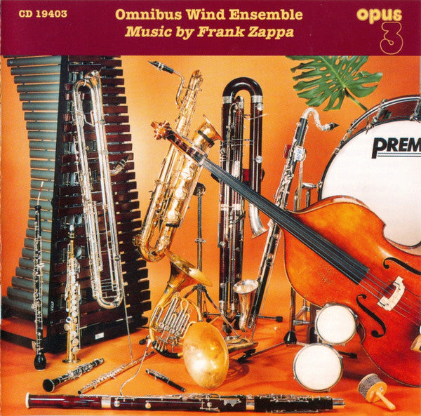 Omnibus Wind Ensemble - Music by Frank Zappa (CD)